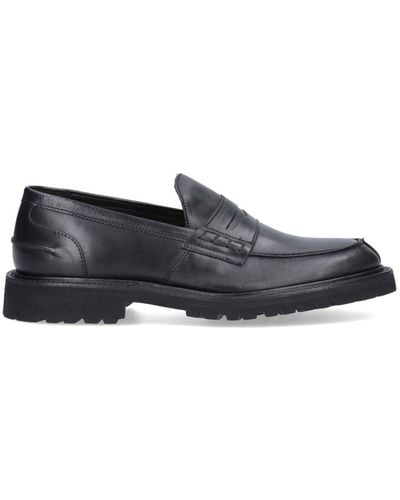 Tricker's 'penny' Loafers - Black