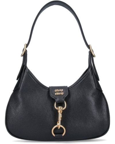 Miu Miu Leather Madras Shoulder Bag (SHF-19249) – LuxeDH