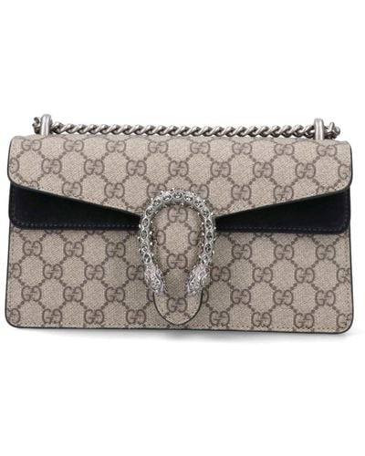 Gucci Small Shoulder Bag "dionysus" - Gray