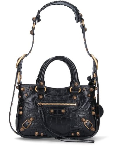 Balenciaga Mini Shoulder Bag "neo Cagole" - Black