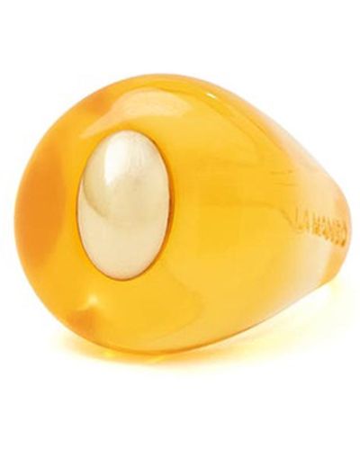 La Manso 'amber' Ring - Metallic