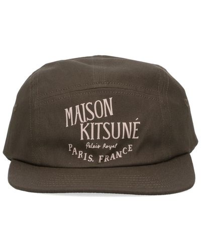 Maison Kitsuné Cappello Baseball "Palais Royal 5P Cap" - Verde