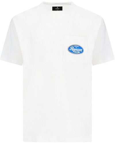 Represent Back Print T-Shirt - White