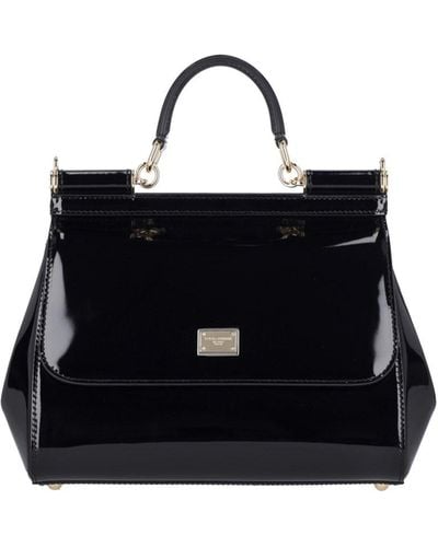 Dolce & Gabbana Medium Bag Sicily - Black
