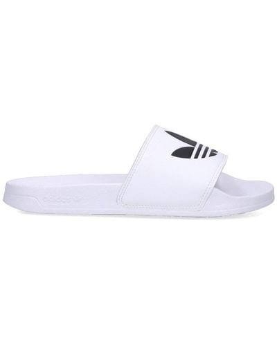 adidas "adilette Lite" Slide Sandals - White