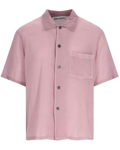 Our Legacy Short-sleeved Shirt - Pink