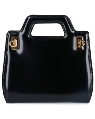 Ferragamo 'wanda' Mini Bag - Black