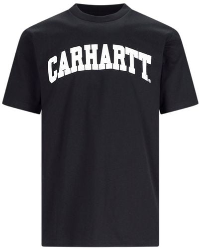 Carhartt 's/s University' T-shirt - Black
