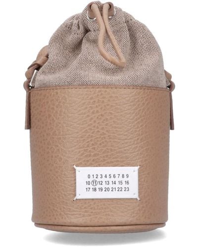 Maison Margiela '5ac' Bucket Mini Bag - Brown