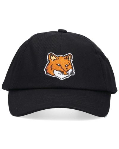 Maison Kitsuné 'fox' Baseball Cap - Blue