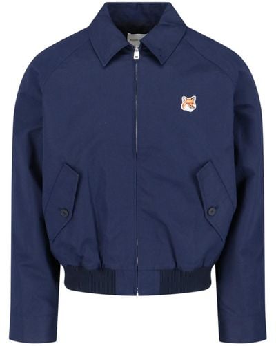 Maison Kitsuné Giacca "Harrington" - Blu