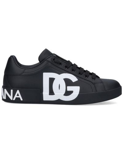 Dolce & Gabbana 'portofino' Sneakers - Black