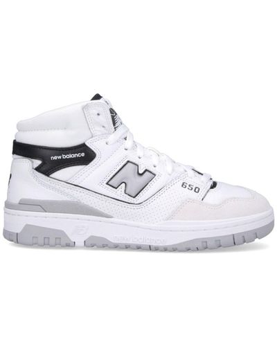 New Balance High "650" Sneakers - White
