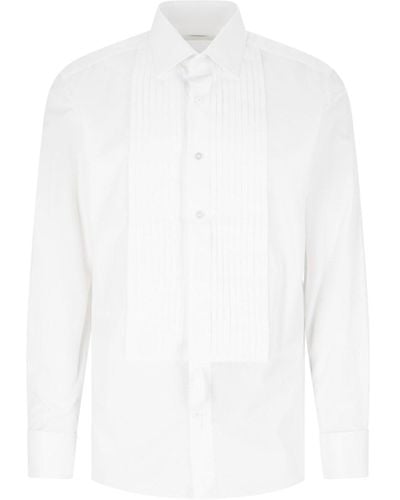 Tom Ford Camicia "Cocktail Voile" - Bianco