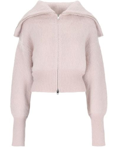 Sa Su Phi Zip Sweater - Pink