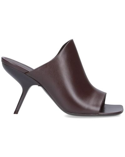 Ferragamo Leather Sandals - Brown