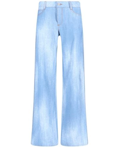 Ermanno Scervino Wide Pants - Blue