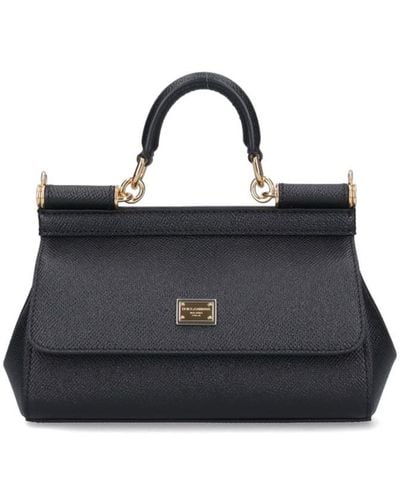 Dolce & Gabbana Small 'sicily' Bag - Black