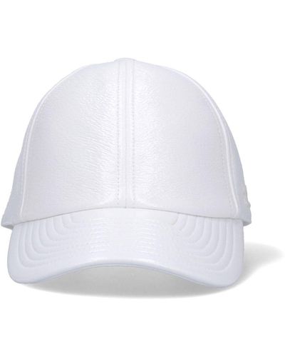 Courreges Cappello Baseball "Vynil Reedition" - Bianco
