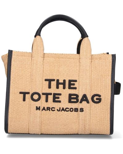 Marc Jacobs 'the Woven Medium Tote' Shopping Bag - Natural