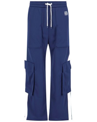 Loewe Sport Cargo Trousers - Blue