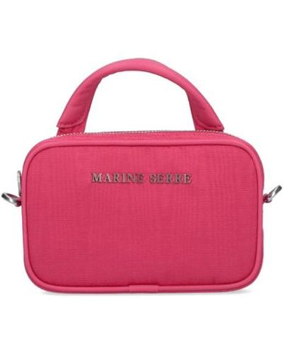 Marine Serre 'madame Moire' Mini Bag - Pink