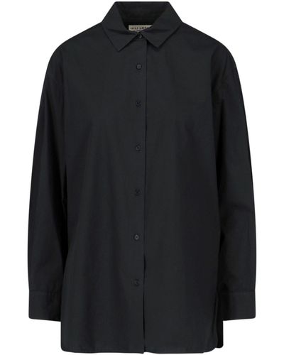Nili Lotan 'yorke' Shirt - Black