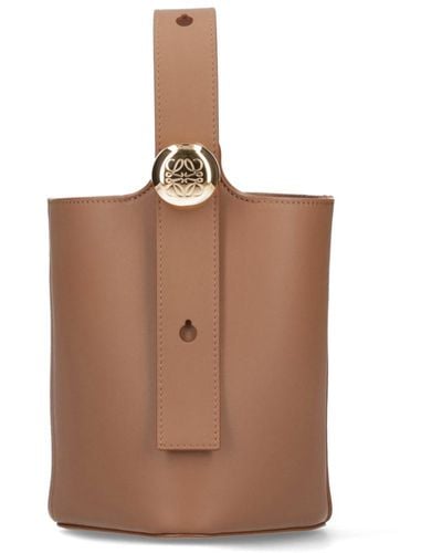 Loewe Mini Bag "pebble" - Brown