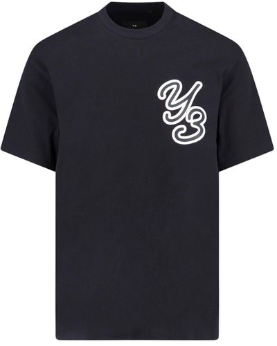 Y-3 T-Shirt Logo - Nero