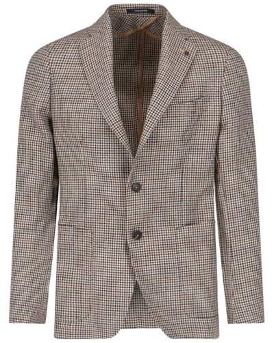 Tagliatore Blazer Pied De Poule - Marrone