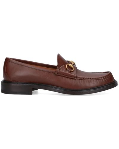 Gucci 'horsebit' Loafers - Brown