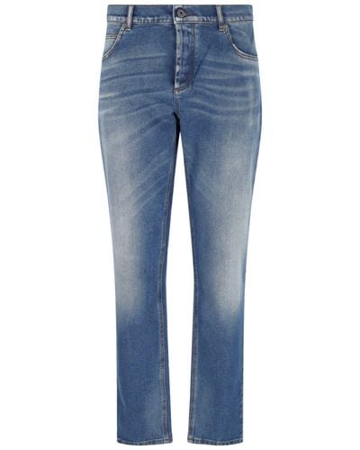 Balmain Jeans Dritti - Blu