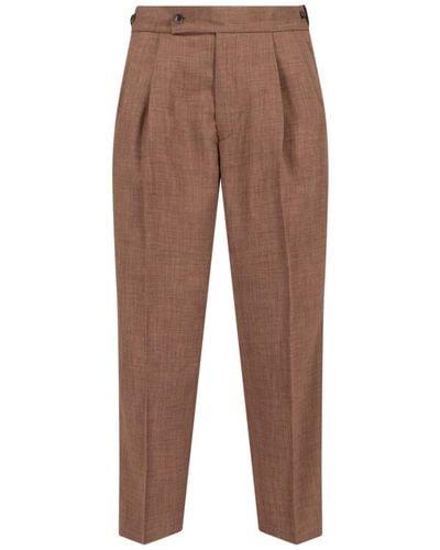 Needles Wide Tailored Pants - Brown