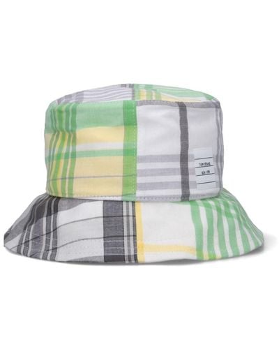 Thom Browne 'quartered Funmix' Bucket Hat - Green