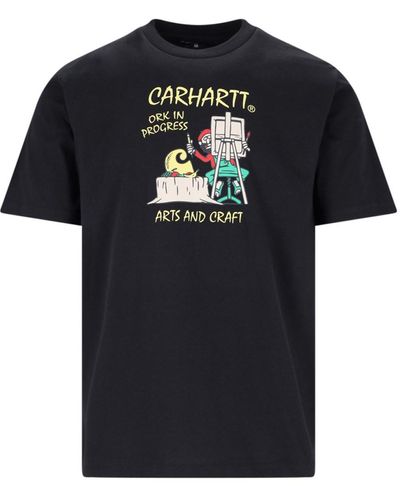 Carhartt T-Shirt "S/S Art Supply" - Nero