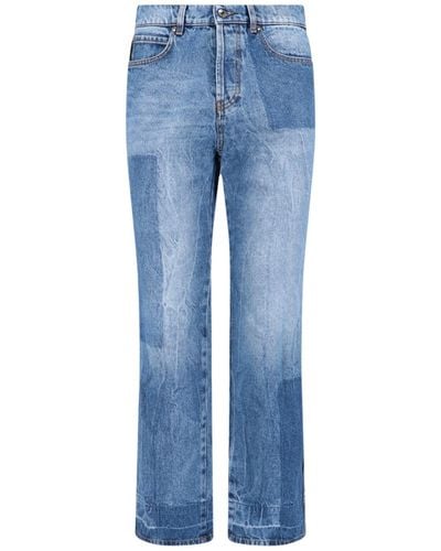 MSGM Slim Denim Jeans - Blue