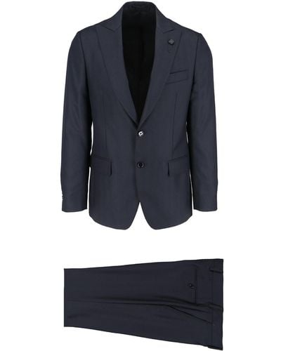 Lardini Single-breasted Suit - Blue