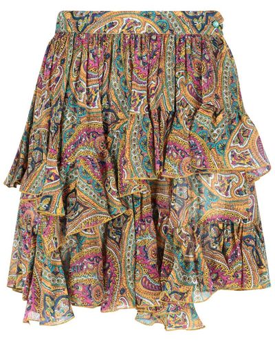 Etro 'paisley' Mini Skirt - Multicolor