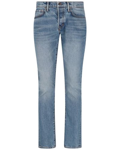 Tom Ford Jeans Dritti - Blu