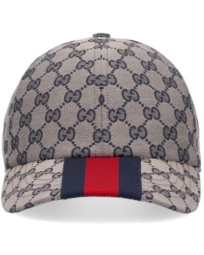 Gucci Logo Baseball Cap - Gray