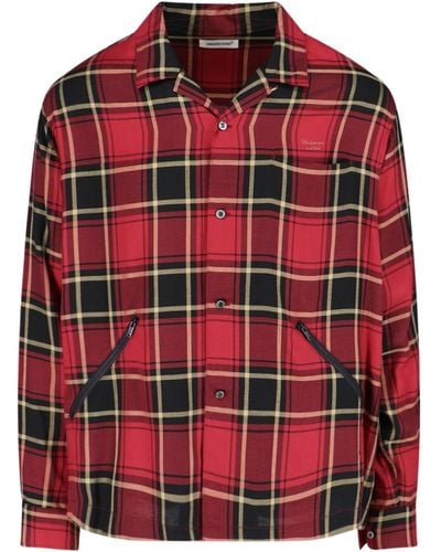 Undercover Check Shirt - Red