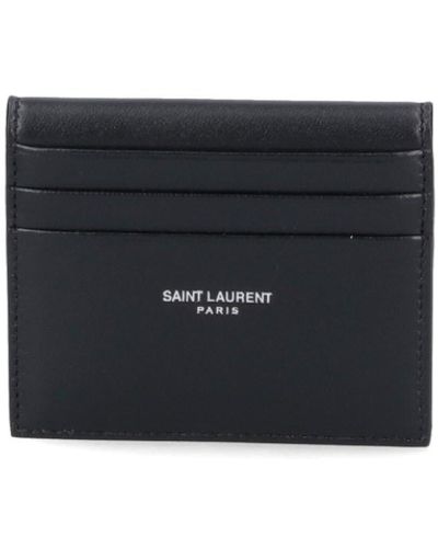 Saint Laurent Reversible Bi-fold Card Holder - Black