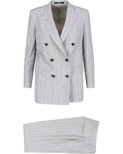 Tagliatore Double-Breasted Suit - Gray