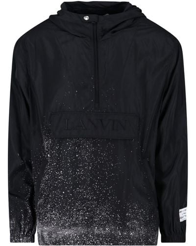 Lanvin X Gallery Dept. Hooded Wind Jacket - Black