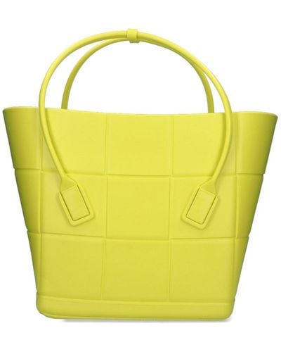 Bottega Veneta 'arco' Large Tote Bag - Yellow