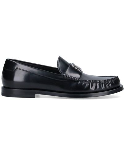 Dolce & Gabbana 'dg' Loafers - Black