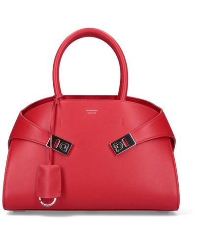 Ferragamo "hug S" Handbag - Red