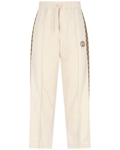 Gucci 'Gg' Trousers - Natural