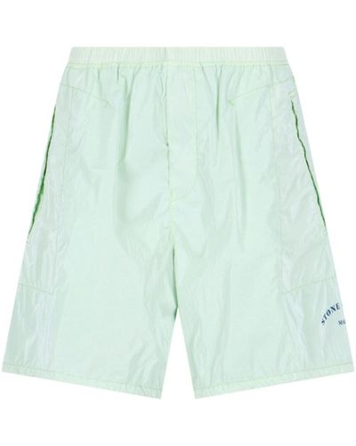 Stone Island 'l14x1' Swim Shorts - Green