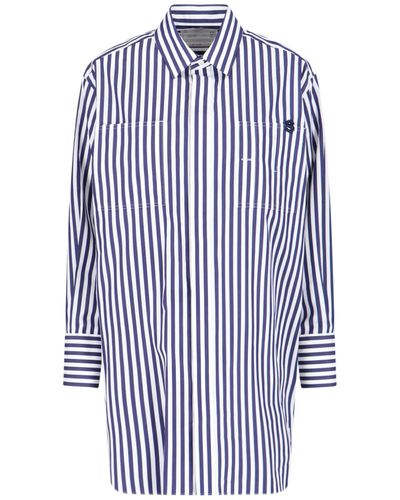 Sacai Striped Shirt - Blue